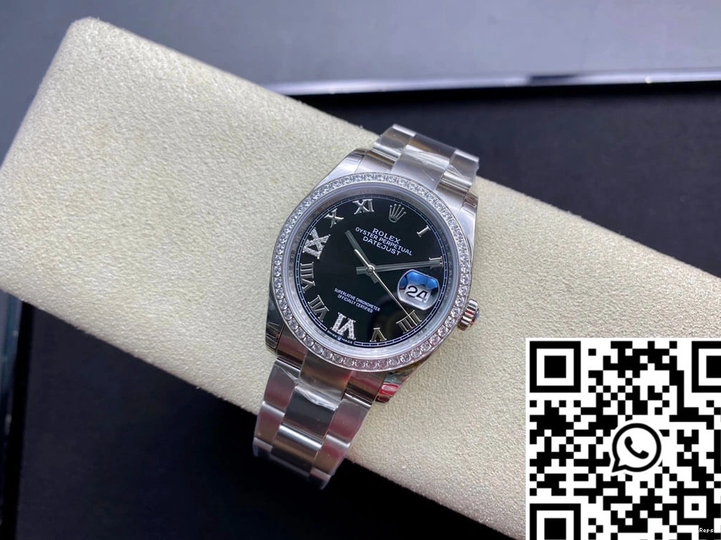 Bezel 36MM Diamond-set EW Factory Rolex Datejust 0305